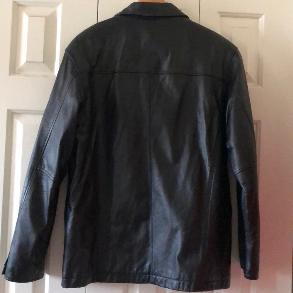 💯 Leather Men’s Jacket - Picture 3 of 8